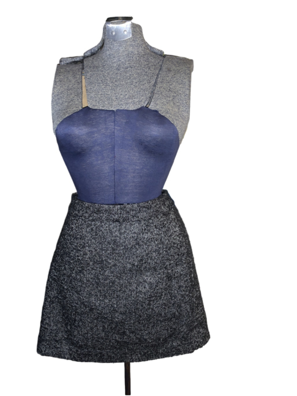 Women's Gap Black & White Tweed Mini Skirt Size 6